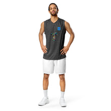 Load image into Gallery viewer, Graffitied Recycled unisex basketball jersey