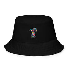 Load image into Gallery viewer, Graffitied Reversible bucket hat
