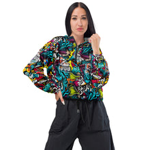 Load image into Gallery viewer, Women’s cropped windbreaker