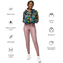 Load image into Gallery viewer, Women’s cropped windbreaker