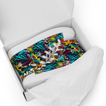 Load image into Gallery viewer, Men’s high top graffited canvas shoes