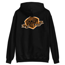 Load image into Gallery viewer, Unisex Hoodie melting skull logo