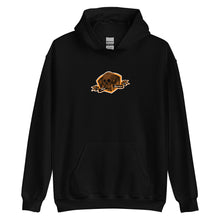 Load image into Gallery viewer, Unisex Hoodie melting skull logo