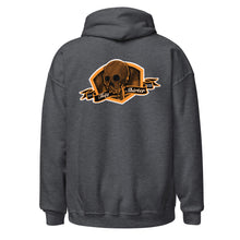 Load image into Gallery viewer, Unisex Hoodie melting skull logo