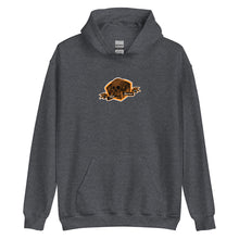 Load image into Gallery viewer, Unisex Hoodie melting skull logo