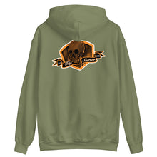 Load image into Gallery viewer, Unisex Hoodie melting skull logo