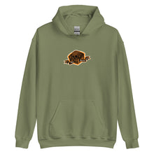 Load image into Gallery viewer, Unisex Hoodie melting skull logo