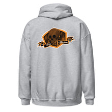 Load image into Gallery viewer, Unisex Hoodie melting skull logo