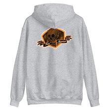 Load image into Gallery viewer, Unisex Hoodie melting skull logo