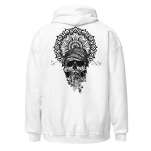 Load image into Gallery viewer, Unisex Hoodie hipster skull and mandala