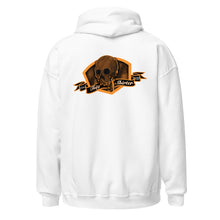 Load image into Gallery viewer, Unisex Hoodie melting skull logo