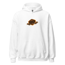 Load image into Gallery viewer, Unisex Hoodie melting skull logo