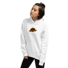 Load image into Gallery viewer, Unisex Hoodie melting skull logo