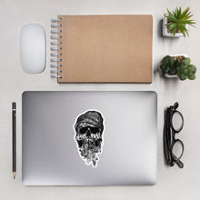 Load image into Gallery viewer, Bubble-free stickers skull & mandala