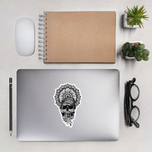 Load image into Gallery viewer, Bubble-free stickers skull & mandala