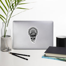 Load image into Gallery viewer, Bubble-free stickers skull & mandala