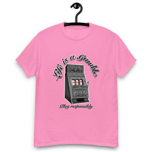 Load image into Gallery viewer, Men's classic tee life is a gamble