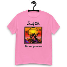 Load image into Gallery viewer, Men's classic tee surf till the sun goes down