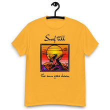 Load image into Gallery viewer, Men's classic tee surf till the sun goes down