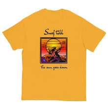 Load image into Gallery viewer, Men's classic tee surf till the sun goes down