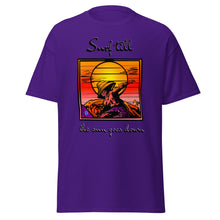 Load image into Gallery viewer, Men's classic tee surf till the sun goes down