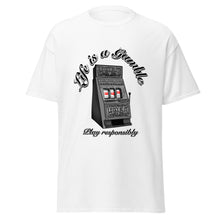 Load image into Gallery viewer, Men's classic tee life is a gamble