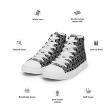 Φόρτωση εικόνας στο εργαλείο προβολής Συλλογής, Men’s high top canvas shoes