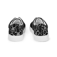 Load image into Gallery viewer, Men’s lace-up canvas shoes skate - skull