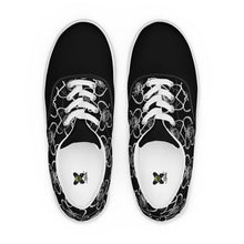 Load image into Gallery viewer, Men’s lace-up canvas shoes skate - skull