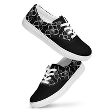 Load image into Gallery viewer, Men’s lace-up canvas shoes skate - skull