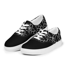 Load image into Gallery viewer, Men’s lace-up canvas shoes skate - skull