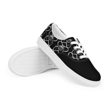 Load image into Gallery viewer, Men’s lace-up canvas shoes skate - skull