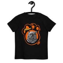 Load image into Gallery viewer, Organic cotton kids t-shirt meow