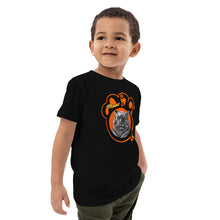 Load image into Gallery viewer, Organic cotton kids t-shirt meow