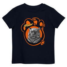 Load image into Gallery viewer, Organic cotton kids t-shirt meow