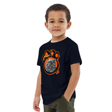 Load image into Gallery viewer, Organic cotton kids t-shirt meow