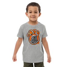 Load image into Gallery viewer, Organic cotton kids t-shirt meow