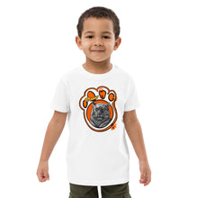 Load image into Gallery viewer, Organic cotton kids t-shirt meow
