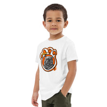 Load image into Gallery viewer, Organic cotton kids t-shirt meow