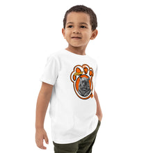 Load image into Gallery viewer, Organic cotton kids t-shirt meow