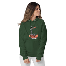 Load image into Gallery viewer, Unisex eco raglan hoodie liberty statue