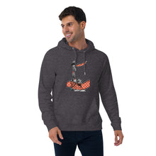 Load image into Gallery viewer, Unisex eco raglan hoodie liberty statue