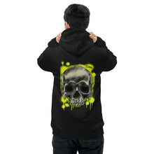 Load image into Gallery viewer, Unisex essential eco hoodie skull and spraypaint