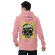 Load image into Gallery viewer, Unisex essential eco hoodie skull and spraypaint