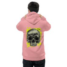 Load image into Gallery viewer, Unisex essential eco hoodie skull and spraypaint