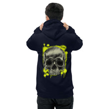 Load image into Gallery viewer, Unisex essential eco hoodie skull and spraypaint