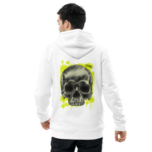 Load image into Gallery viewer, Unisex essential eco hoodie skull and spraypaint