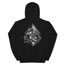 Load image into Gallery viewer, Unisex Hoodie infinity skull