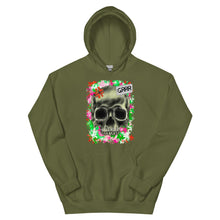 Load image into Gallery viewer, Unisex Hoodie angry skull