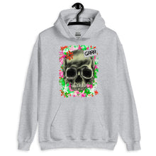 Load image into Gallery viewer, Unisex Hoodie angry skull